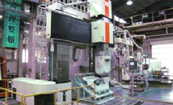 Large NC machining center.Shin nippon koki　RB-150F　5 axis machining center